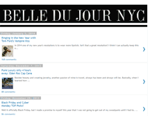 Tablet Screenshot of belledujournyc.com